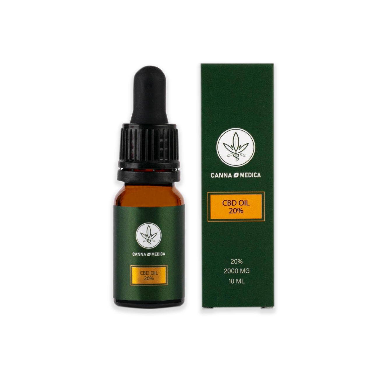 Олія КБД CBD oil 2000 mg 10 ml Cannamedica Польща