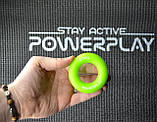 Еспандер кистьовий силіконовий PowerPlay PP-4324 Hand Grip Ring Medium 20 кг. Зелений, фото 10