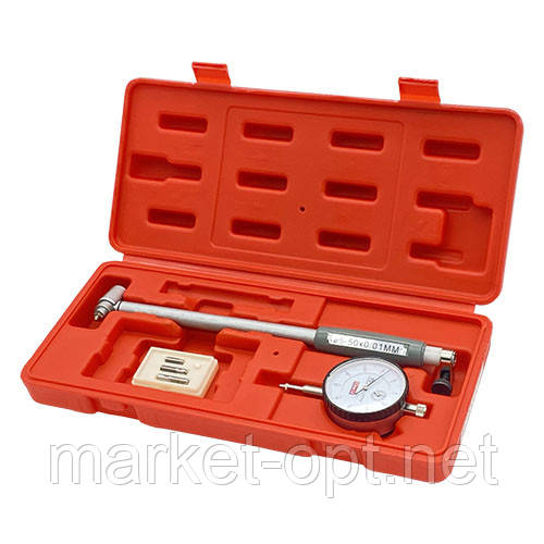 Нутромір індикаторний стрілковий 18-35 мм, 0,01 мм, глибина 125 мм PROTESTER BGDI1535, фото 1