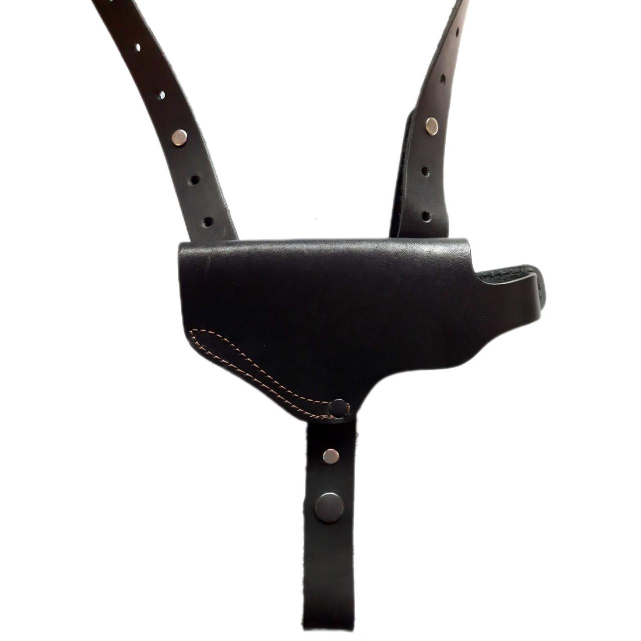 Кобура оперативна ПМ для шульги не формована (шкіра, чорна) JGR