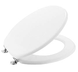 Кришка-сидіння для унітазу Gedy Smeraldo 445x375x55 мм (4007-02) Білий