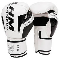 Боксерские перчатки для подростков 12-15 лет белого цвета UASHOP