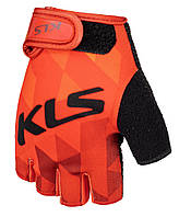 Детские перчатки с короткими пальцами KLS Yogi красный M