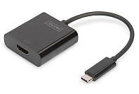 Digitus Адаптер USB-C - HDMA UHD 4K, M/F, 0.15 m Hatka - То Что Нужно