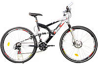 Двухпідвісний велосипед Boomer FS900 28" L чорно-сірий Б/В