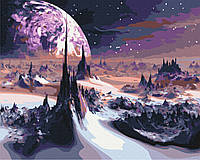 Картина за номерами Космічні пейзажі 40x50 см Brushme Різнобарвний (2000002773146)