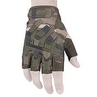 2E Tactical Перчатки тактические, беспалые, XL, камуфляж Hatka - То Что Нужно