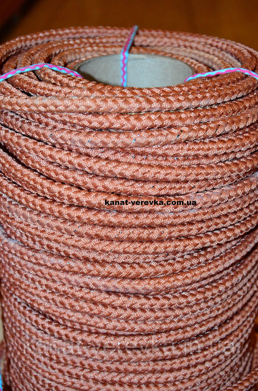 Шнур 6 мм - 100 м. Мотузка плетена кордова., фото 1