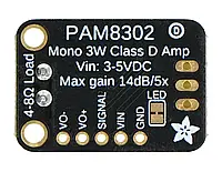 STEMMA Audio Amp - аудиоусилитель класса D 2,5 Вт моно - PAM8302 - Adafruit 5647