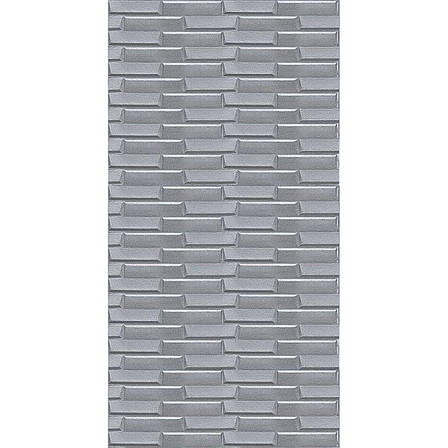 Самоклейна 3D панель 3080х700х5мм Кладка Срібло SW-00001760, фото 1