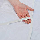 Наматрацник стьобаний 180х190 см з резинкою на кутах мікрофібра, фото 4