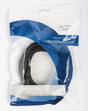 Кабель Ultra 3.5mm St - 3.5mm St (UC72-0500), 5.0м, фото 4