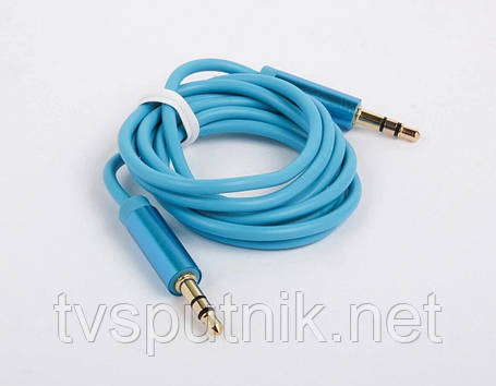 Кабель Ultra 3.5mm St - 3.5mm St (UC73-0100 blue), 1.0м, фото 1