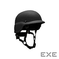 Кевларовый шлем с закрытыми ушами (черный) (19090)