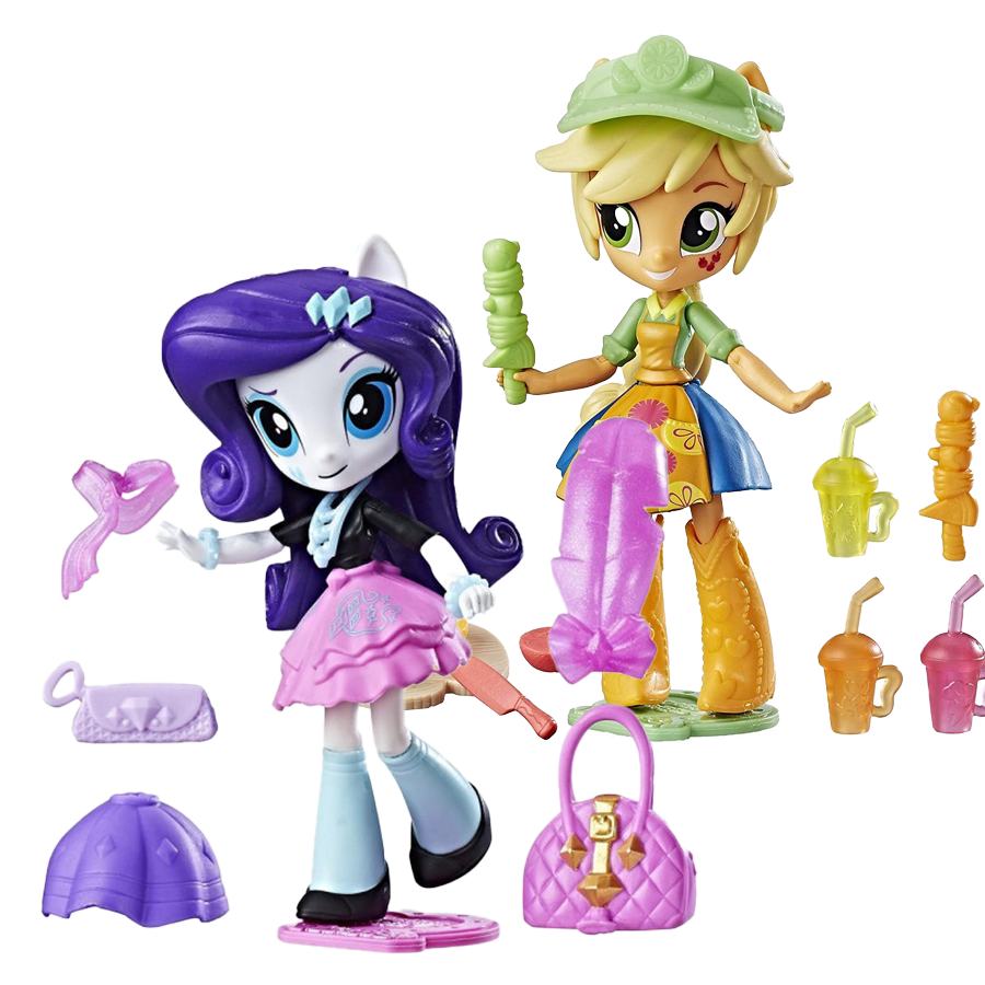 Набір 2 ляльки My Little Pony Equestria Girls Apple Jack and  Rarity еквестрія Епл Джек і Раріті, фото 1