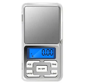 Ваги ювелірні електронні кишенькові до 100 гр поділ 0,01 гр Domotec MS 1724A