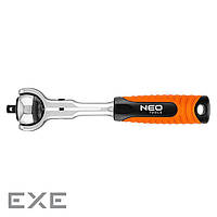 Трещотка Neo Tools трещеточний 1/4 ", 360 , 72 зубця (08-540)