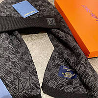 Набор Louis Vuitton Damier Graphite шарф + шапка gu001