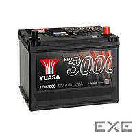 Аккумулятор автомобильный Yuasa 12V 72Ah SMF Battery (YBX3068)