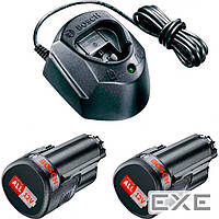 Аккумулятор к электроинструменту Bosch PBA 2x12В, 1.5Аг и ЗУ GAL 1210 CV (1.600.A01.L3E)