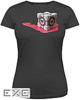 Футболка Valve Portal A Cube"s Broken Heart Charcoal, Woman XL (PTL129FCDD1) (PTL129FCDD1_CHA_XL)