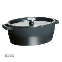 Кастрюля Pyrex Slow Cook Grey Овальна 5.8л (SC4AC33/6641)