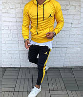 Спортивный костюм Nike Jordan желтый