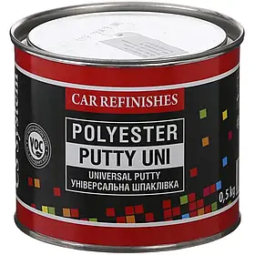 Шпаклівка універсальна CS SYSTEM Putty Uni середньозерниста поліефірна бежева 0,5 кг