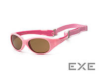 Дитячі сонцезахисні окуляри Koolsun рожеві серії Flex (Розмір: 0+) (KS-FLPS000)