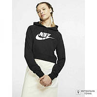 Реглан женский Nike Sportswear Essential Cropped DR6225-010 (DR6225-010). Женские спортивные регланы,