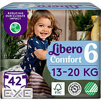 Подгузники Libero Comfort Размер 6 (13-20 кг) 42 шт (7322541757049)