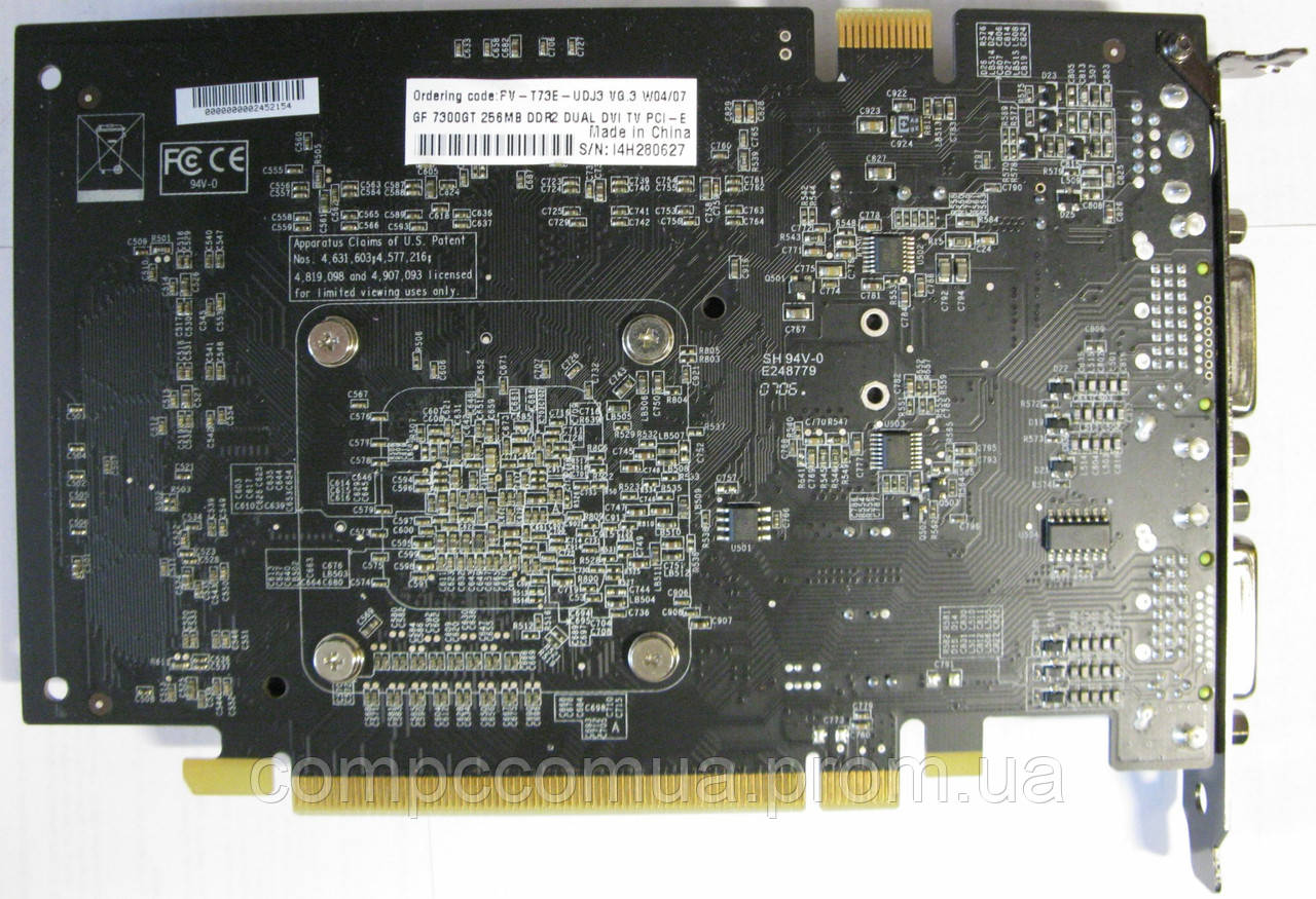 XFX GeForce 7300GT 256Mb 128bit GDDR2 - фото 2 - id-p379433396
