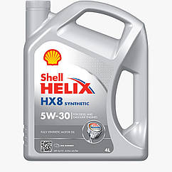 Моторне масло Shell Helix HX8 Synthetic 5W-30 (SN/CF, A3/B4, MB229.3) 4л