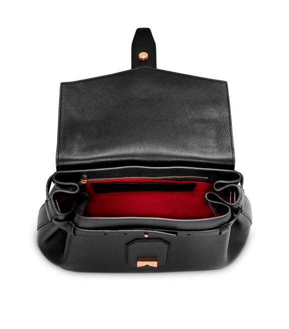 Женская кожаная сумка Lancel Charlie | сезон осень-зима 2016-2017