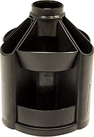 Підставка-органайзер пластикова настільна обертальна КІП В23 чорна