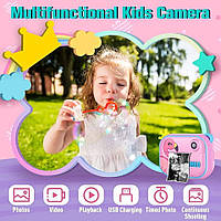 Дитячий фотоапарат з миттєвим друком 2,4 дюйми фотокамера 1080P HD моментальна