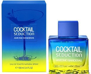 Antonio Banderas Cocktail Blue Seduction for Men туалетна вода 100 ml. (Коктейль Седакшн Блу Фор Мен), фото 1