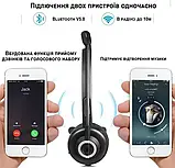 Бездротова гарнітура для колл центру BH-M97, Bluetooth гарнітура для конференції з мікрофоном, фото 4