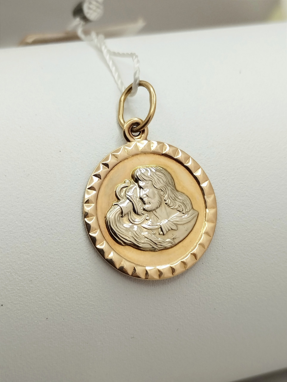 Золотий кулон знак зодіаку Водолей Ukr-gold, фото 1