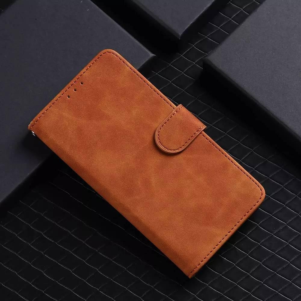 Чохол книжка для Xiaomi Redmi 12 / Poco M6 Pro Anomaly Leather Book Brown (Коричневий)