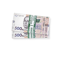 Сувенирные деньги "500 гривен", 2 пачки по 80 подарочных купюр