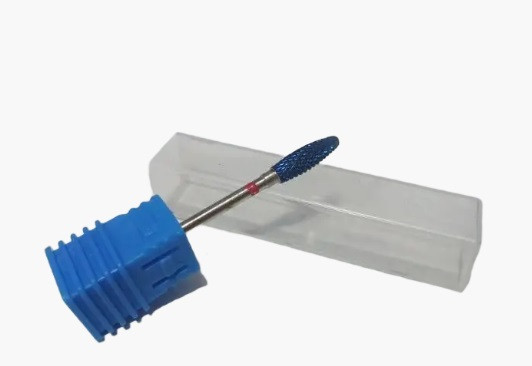 Фреза насадка твердосплавна для манікюру, синя, фото 1