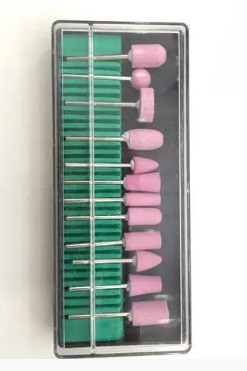 Набір змінних шліфувальних насадок для манікюрного фрезера, фото 1