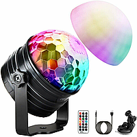 Диско шар, Disco Light, 7 изменений цвета RGB Omeril