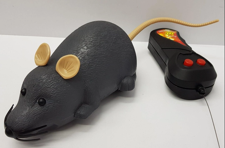 Миша на радіокеруванні для кота BoxShop сіра