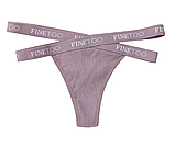 Набір оригінальних бавовняних трусиків з 2х одиниць М, фото 3