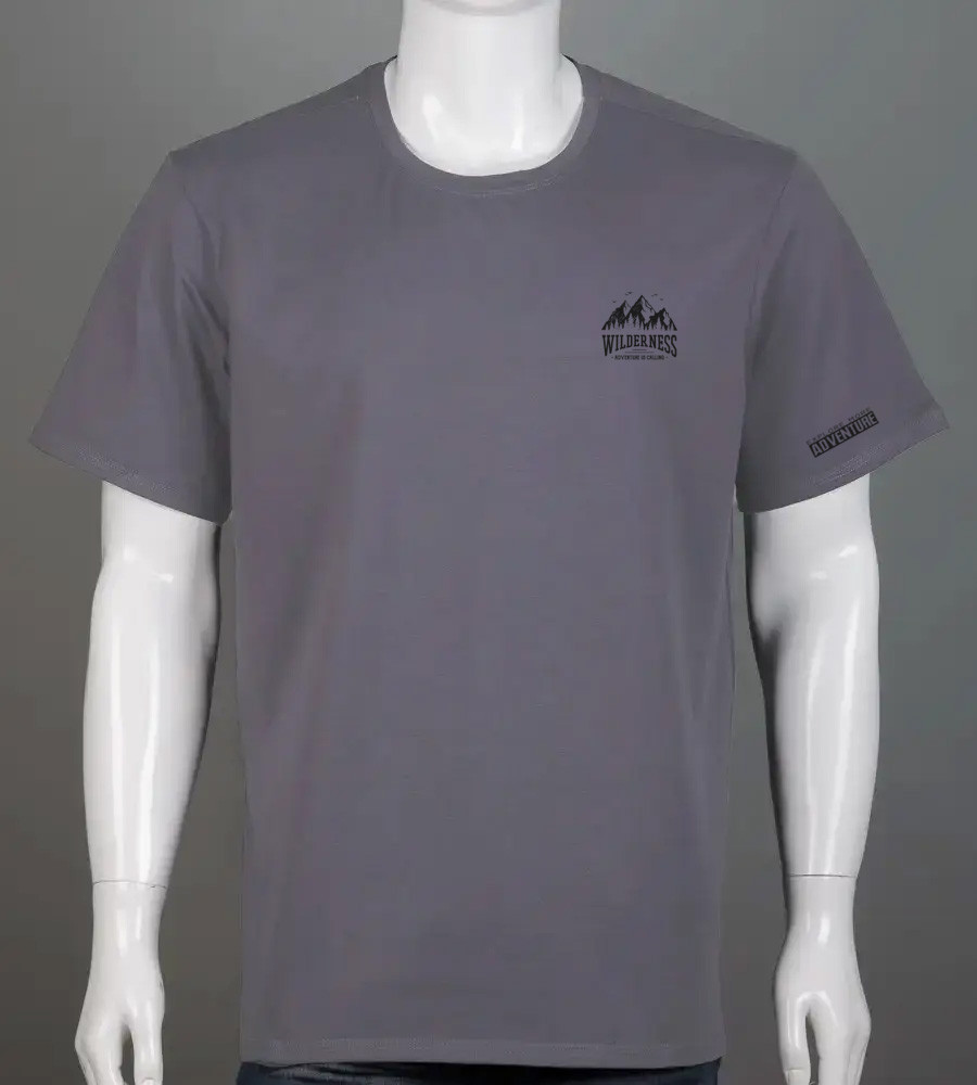 Футболка батал Wilderness 2405б (Уп.4шт 3XL,4XL), Сірий, фото 1