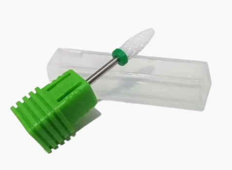 Фреза кукурудза керамічна насадка для манікюру, зелена, фото 1