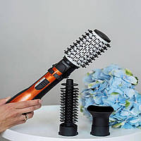 Расческа для укладки волос брашинг, расческа волос брашинг, расческа щетка для укладки волос 3в1, SLK