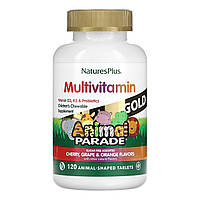 Мультивітаміни для дітей Nature's Plus Gold Assorted Chewable 120 tabs